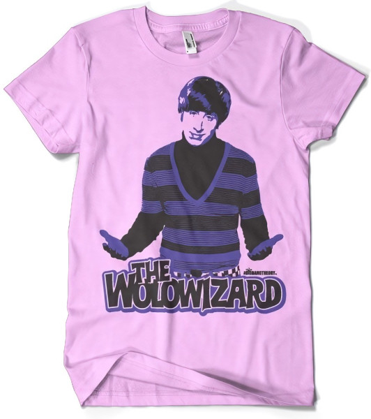 The Big Bang Theory The Wolowizard T-Shirt Pink