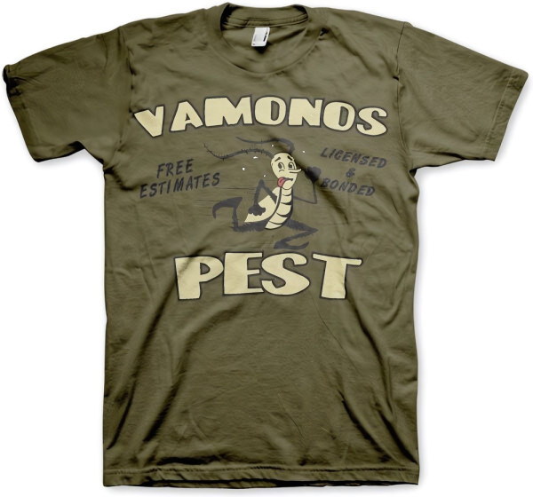 Breaking Bad Vamanos Pest T-Shirt Olive