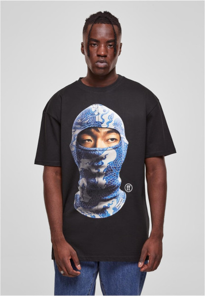 Forgotten Faces T-Shirt Blaclava Heavy Oversized Tee Black