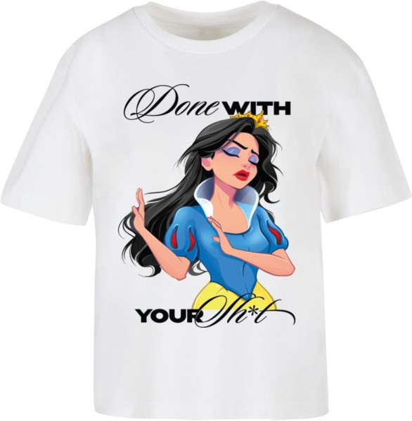 Miss Tee Damen T-Shirt Done With Your Sh*it Tee MST166