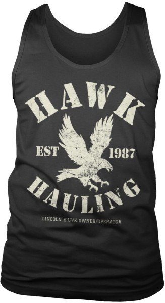 Over The Top Hawk Hauling Tank Top Black