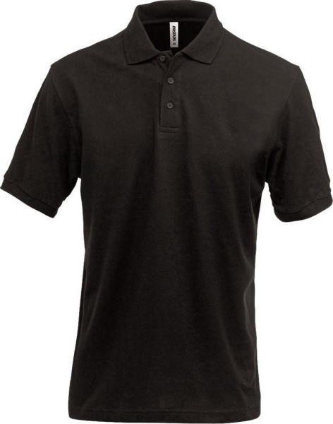 Fristads Poloshirt Kurzarm Acode Poloshirt 1724 PIQ Schwarz