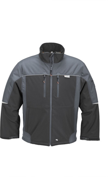 Terratrend Job Revolution Kinder Softshelljacke Schwarz/Grau