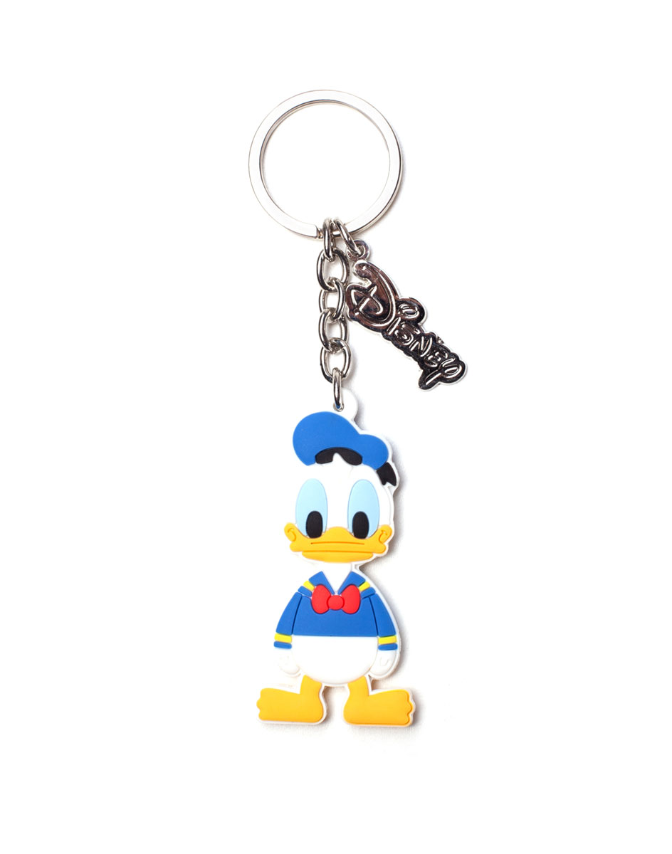 Ducktales Keychains Disney Donald Duck Rubber Keychain White Accessoires Filme Serien 1756