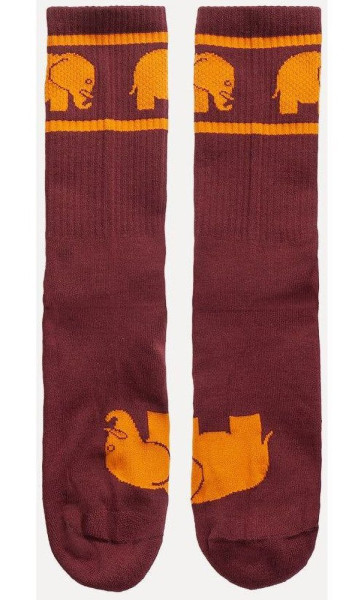 Trendsplant Socken Burgundy Organic Cotton Athletic Socks