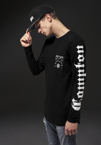 Mister Tee Compton Pocket Bandana Longsleeve MT328