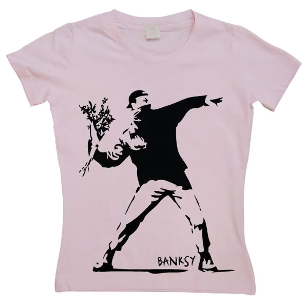 Banksy Damen Girly T-Shirt SH-5-14044-H6-7