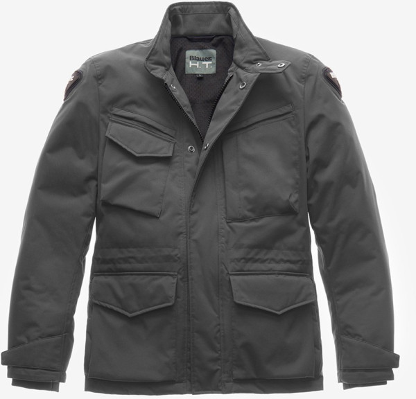 Blauer Motorrad Jacke Ethan Winter 24603