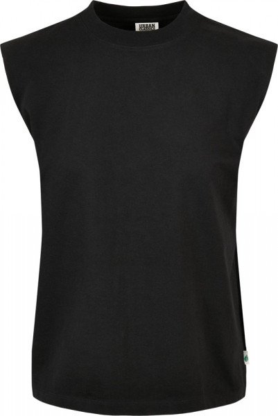 Urban Classics Damen Ladies Organic Heavy Padded Shoulder Tank Top Black