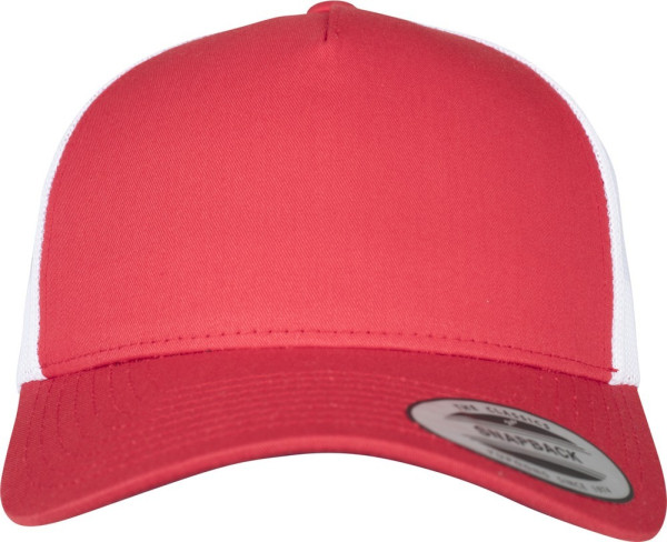 Flexfit Cap 5-Panel Retro Trucker 2-Tone Cap Red/White