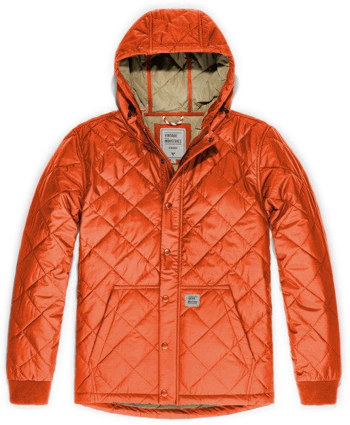 Vintage Industries Steppjacke Byron Jacket Orange