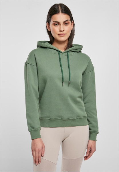 Urban Classics Damen Sweatshirt Ladies Organic Cotton Hoody Salvia