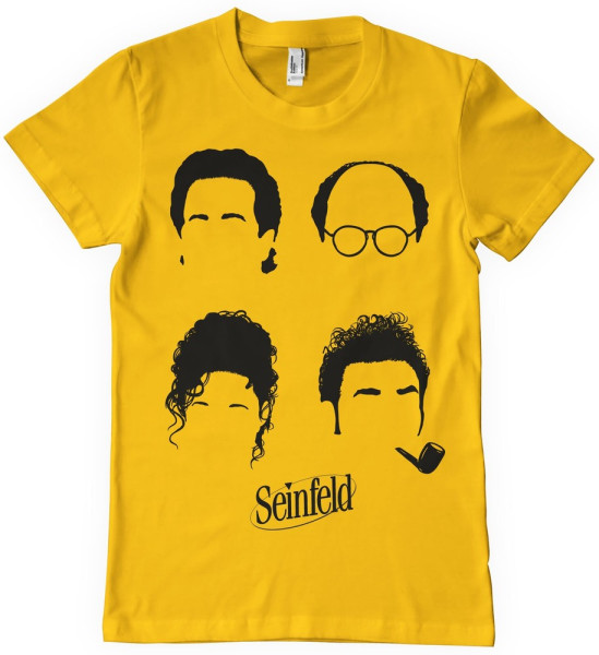 Seinfeld Characters T-Shirt Gold