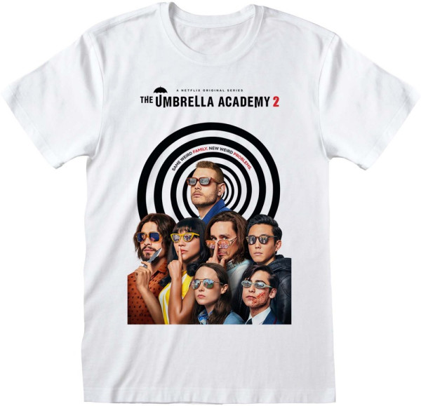 Umbrella Academy - Season 2 Poster T-Shirt White