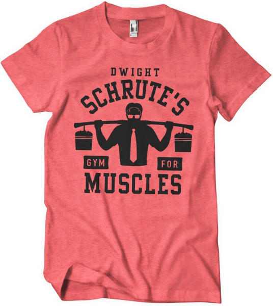 The Office Dwight Schrute's Gym T-Shirt Red-Heather