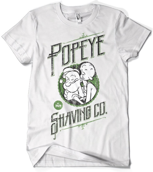 Popeye's Shaving Co T-Shirt White