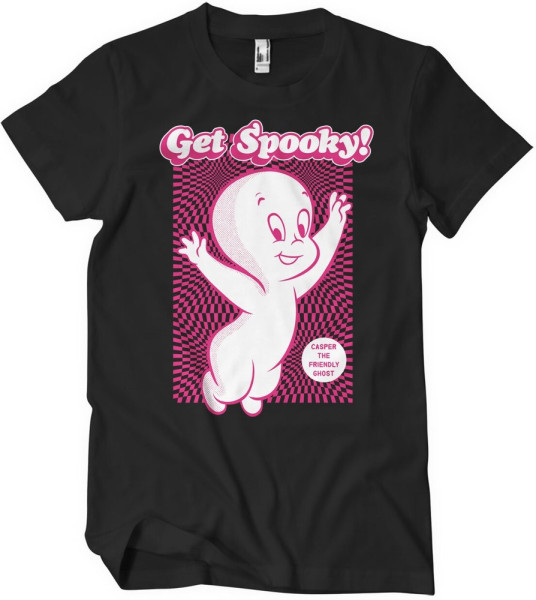 Casper The Friendly Ghost Get Spooky T-Shirt Black