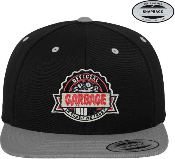 Garbage Pail Kids Official Garbage Premium Snapback Cap Black-Dark-Grey