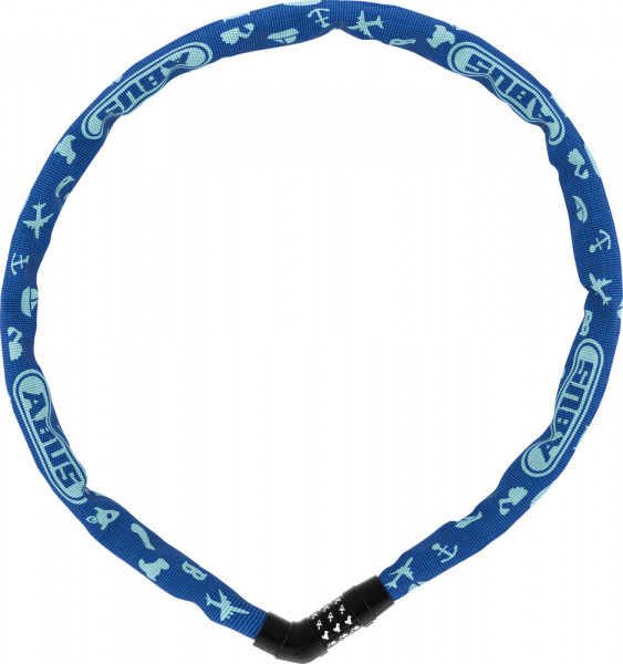 ABUS Fahrradschloss Steel-O-Chain Kettenschloss 86809 Blau