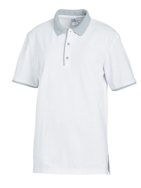 Leiber Polo-Shirt 08/2742/0129 Weiß/Silber