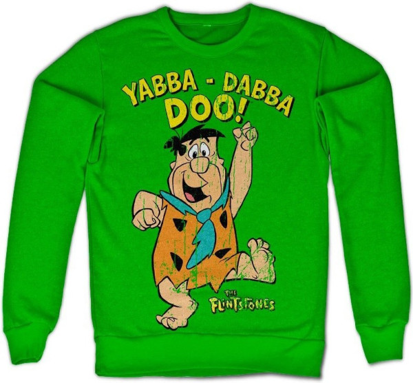 The Flintstones Yabba-Dabba-Doo Sweatshirt Green