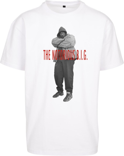 MT Upscale T-Shirt Biggie Smalls Concrete Oversize Tee White