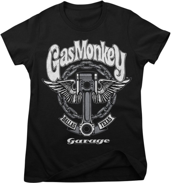 Gas Monkey Garage T-Shirt Big Piston Girly Tee GMG-5-GMG026-H93-12