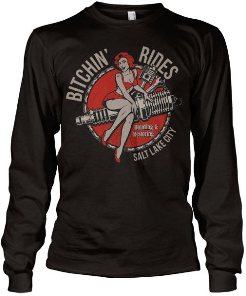 Bitchin' Rides Salt Lake City Long Sleeve Tee DC-19-BR002-H81-10