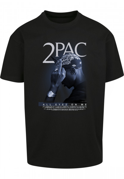 Mister Tee T-Shirt Tupac All F*ck the World 2.0 Oversize Tee black