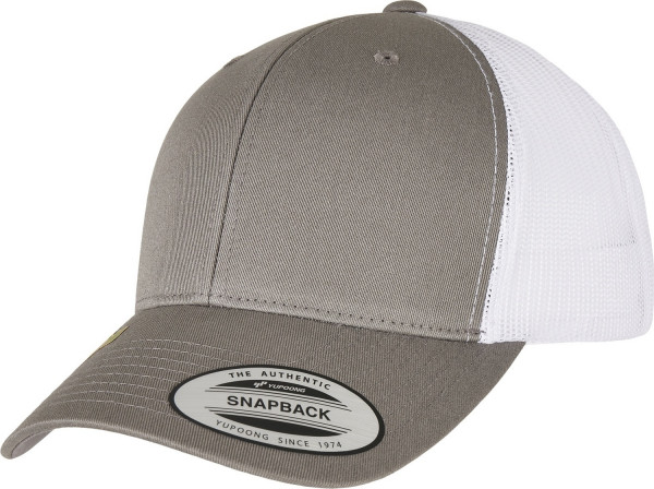 Flexfit YP Classics Recycled Retro Trucker Cap 2-Tone Grey/White