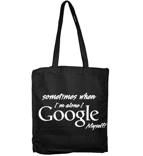 Tokigt I Google Myself Tote Bag SH-4-10898-H3-16