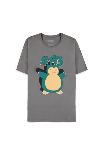 Pokémon - Snorlax - Men's Short Sleeved T-Shirt Grey