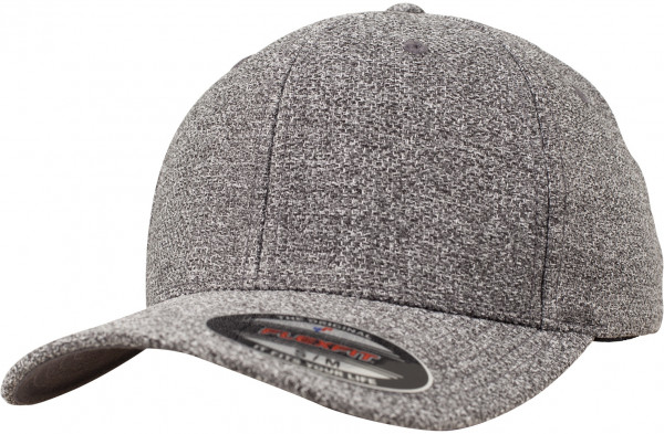 Flexfit Cap Melange Cap Dk.Heathergrey