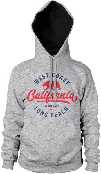 West Coast California Hoodie Heather-Grey