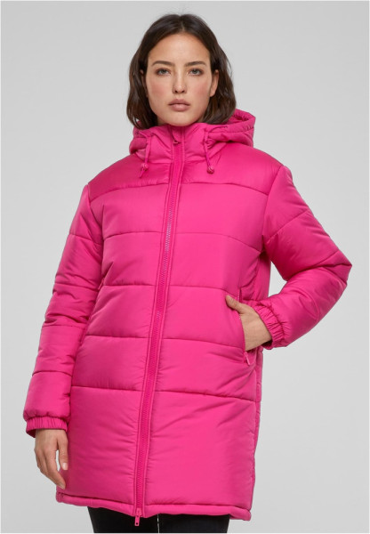 Urban Classics Damen Ladies Hooded Mixed Puffer Coat TB6151