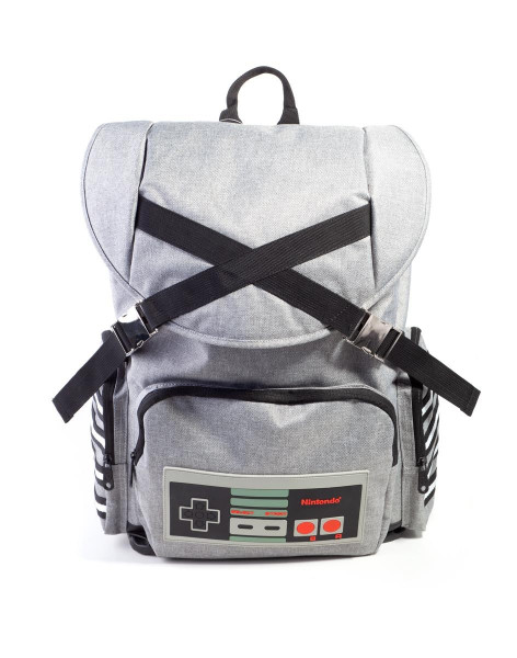 Nintendo - NES Controller Backpack Grey