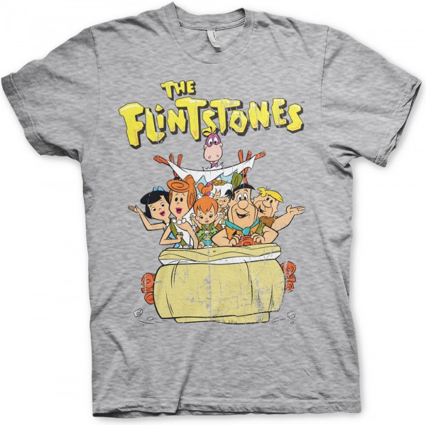 The Flintstones T-Shirt Heather-Grey