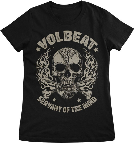 Volbeat T-Shirt Skull & Crossbones Girly Tee WMX-5-VB006-H34-3