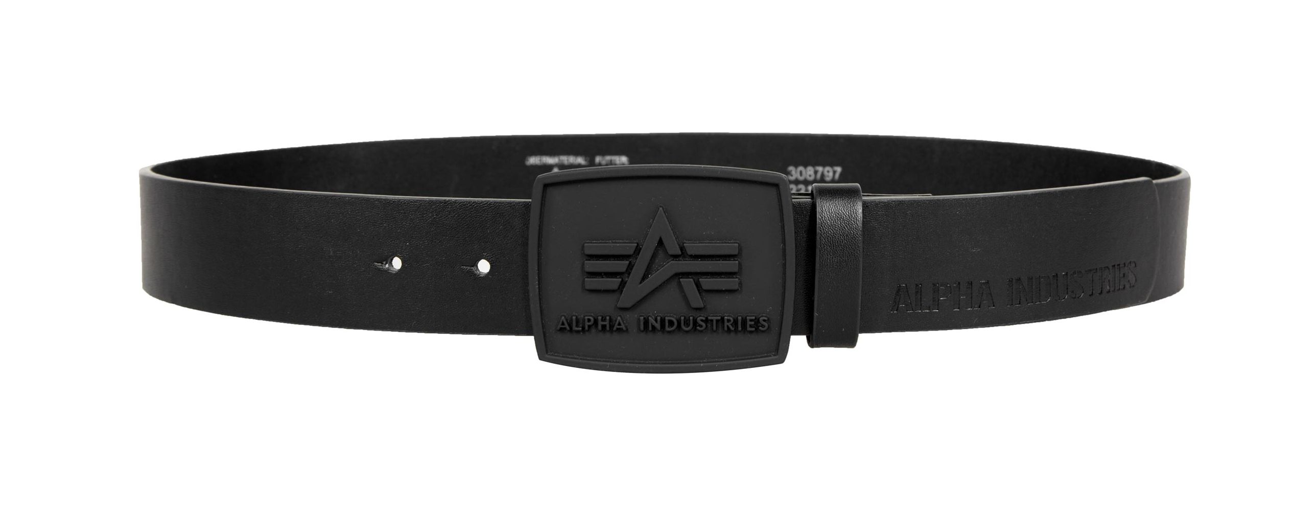 Alpha Industries All Black Belt | Buckles | / | Lifestyle Gürtel Men Belts Black