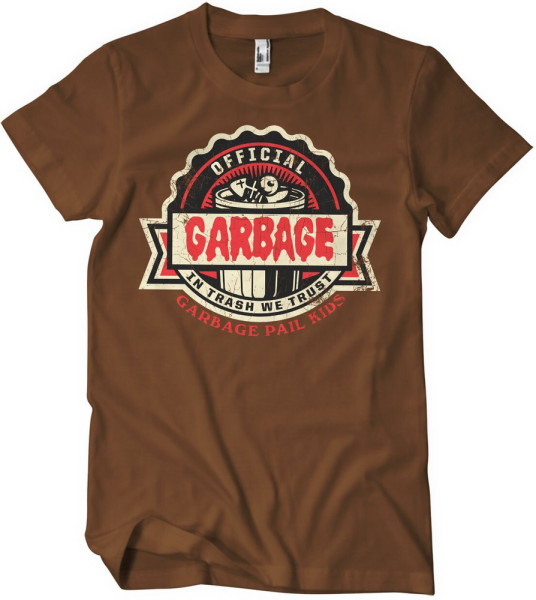 Garbage Pail Kids Official Garbage T-Shirt Brown