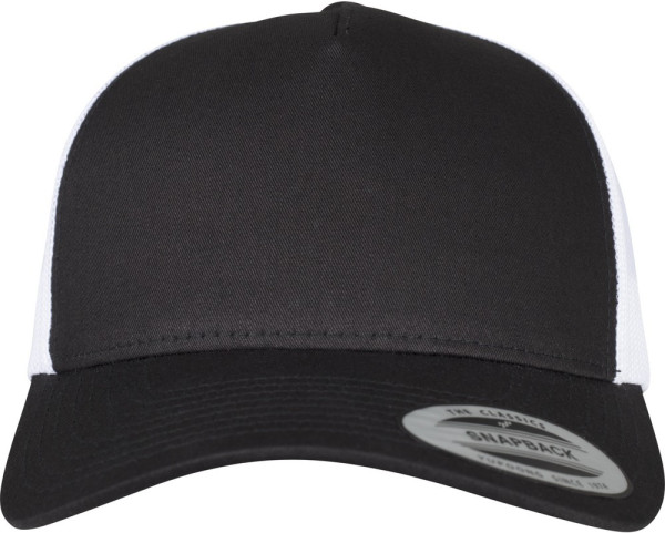 Flexfit Cap 5-Panel Retro Trucker 2-Tone Cap Black/White