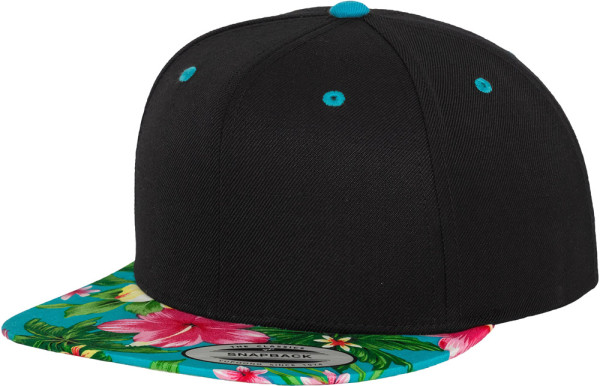 Flexfit Cap Hawaiian Snapback Black/Aqua