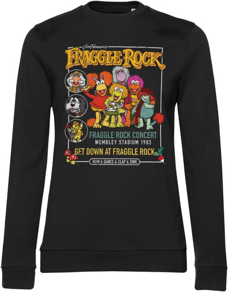Fraggle Rock Damen Concert Girly Sweatshirt