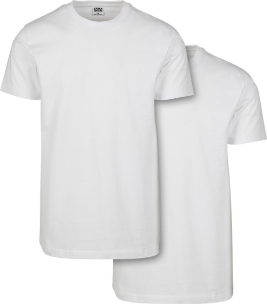 Urban Classics T-Shirt Basic Tee 2-Pack White/White