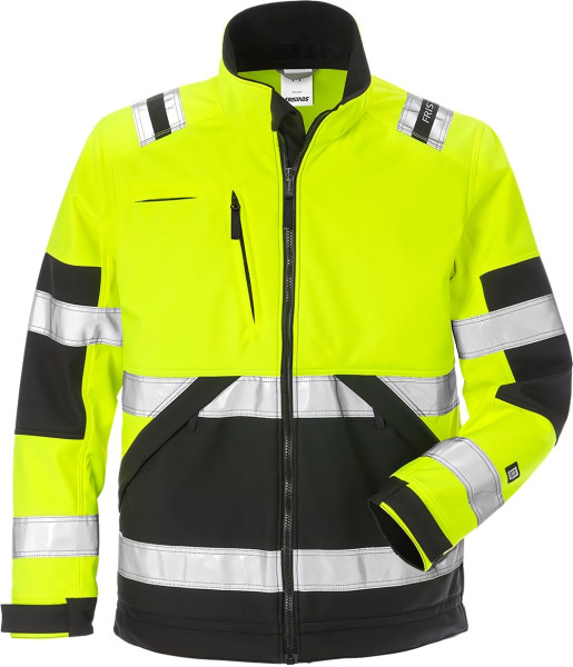 Fristads Warnschutz-Jacke High Vis Softshell-Jacke Kl. 2 4083 WYH Warnschutz-Gelb/Schwarz