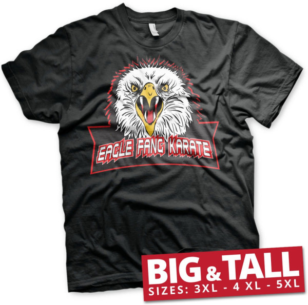 Cobra Kai Eagle Fang Karate Big & Tall T-Shirt Black