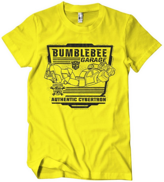 Transformers Bumblebee Garage T-Shirt Yellow