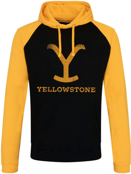 Yellowstone Baseball Hoodie Black-Yellow