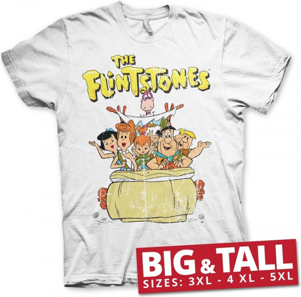 The Flintstones Big & Tall T-Shirt White