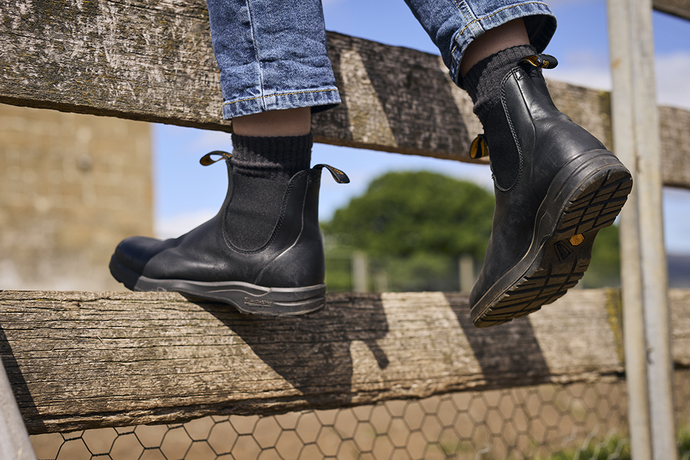 Blundstone Stiefel Boot #2058 Leather (All-Terrain Series) Black